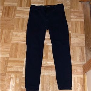 Express Black High Rise Denim Legging